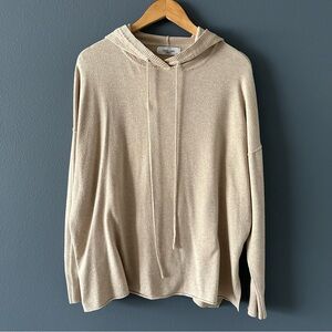 Cream Knit Hoodie